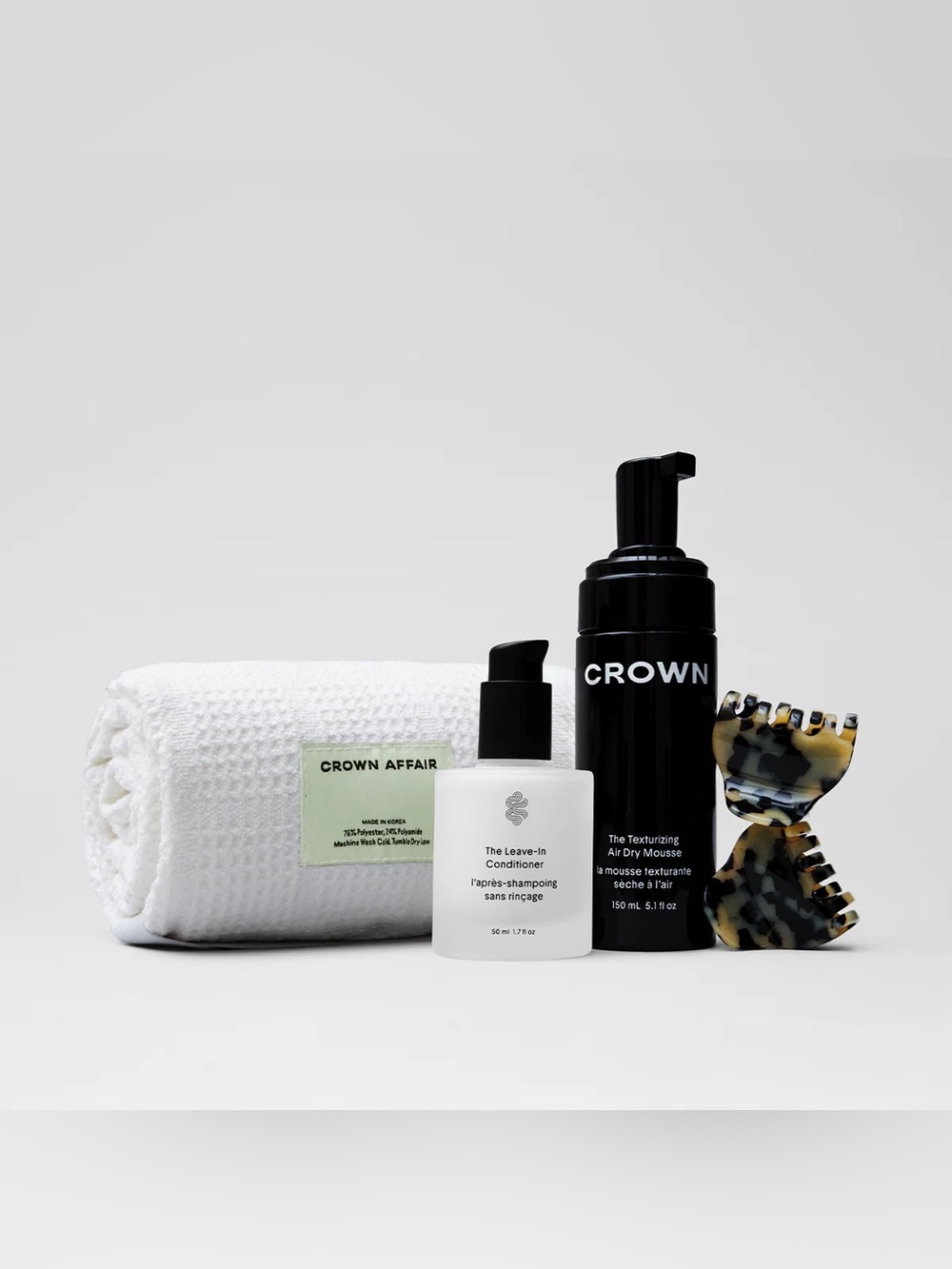 *Brand New* Crown Affair Dianna's Signature Air Dry Collection W/ White Towel